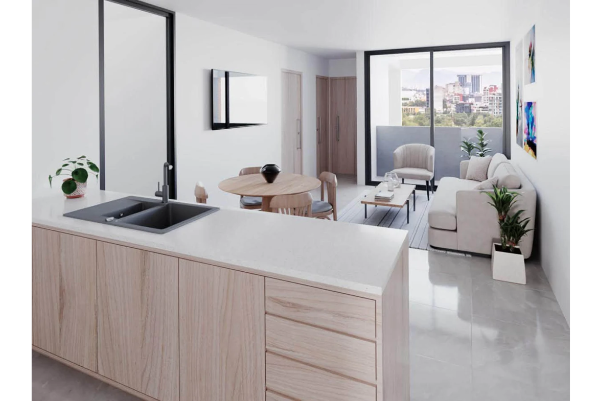 Departamento en venta en Pedregal de Santo Domingo Coyoacán - Niddum Inmobiliaria